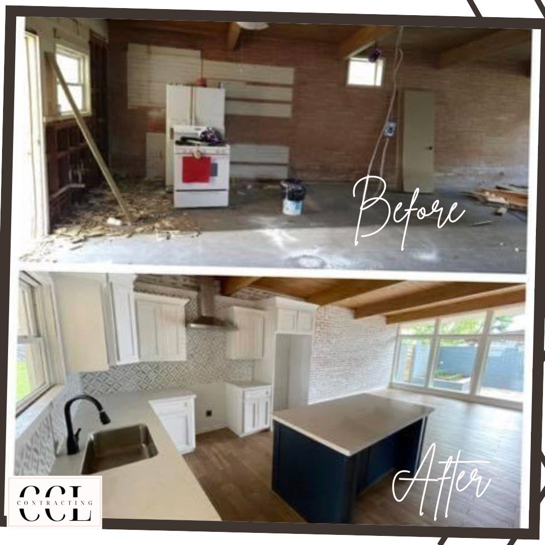 Kitchen Renovation for CCL Contracting in Weslaco, TX