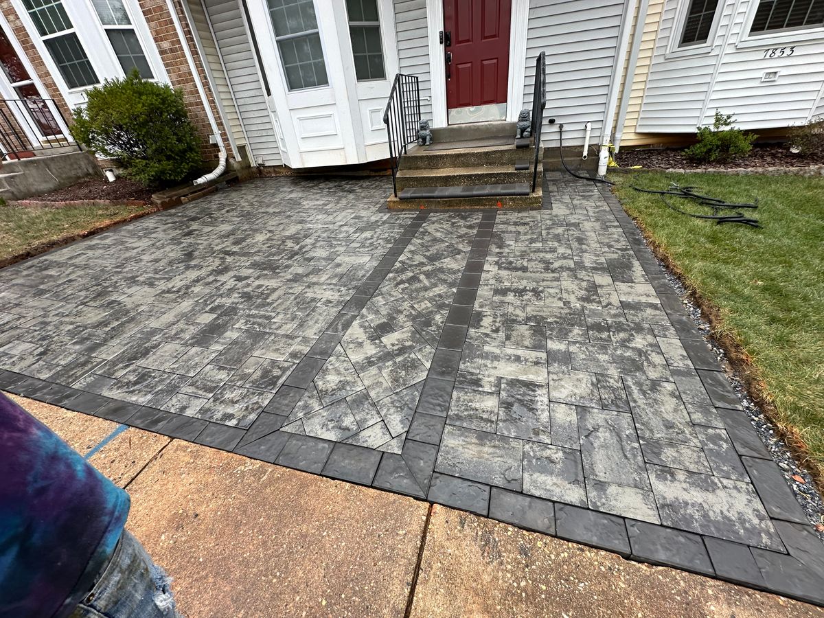 Patio Design & Construction for Matteo Hardscapes in Towson,  MD