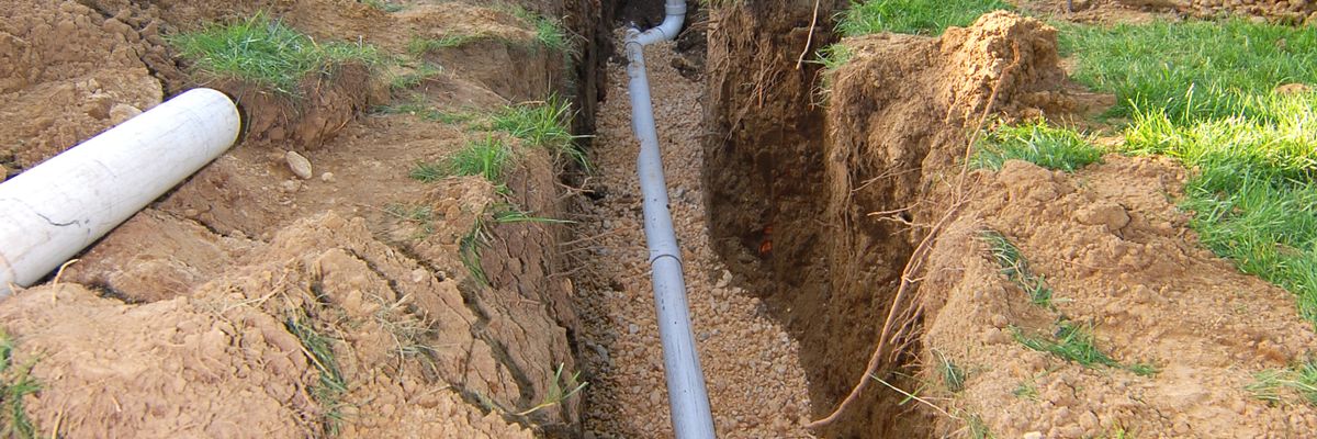 Sewer & Water Lines for Troyer's Excavation in Monterey, TN