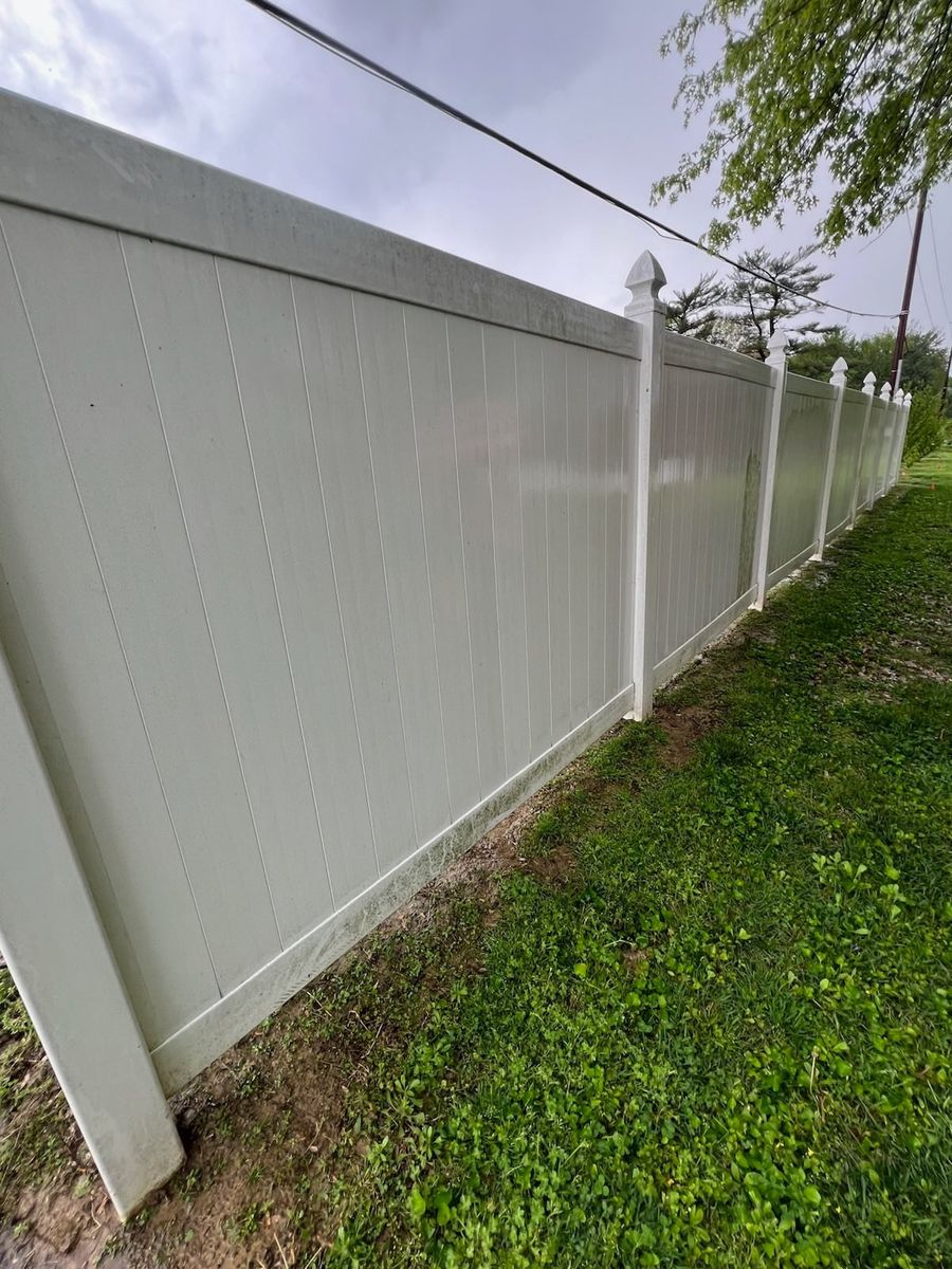 Fence Installation for Penrod & Son's Fencing in Greenville, KY