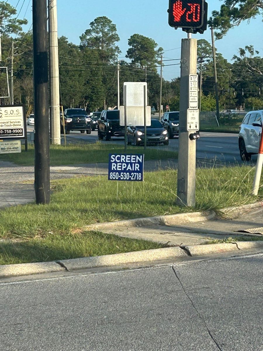 Screen Repair for Precision Exterior Enterprises in Pensacola, FL