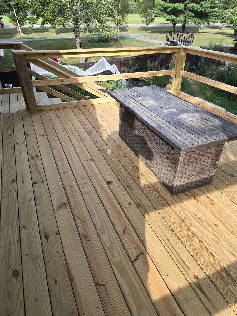 Deck Installation for The Handyman Viking in Dandridge, TN