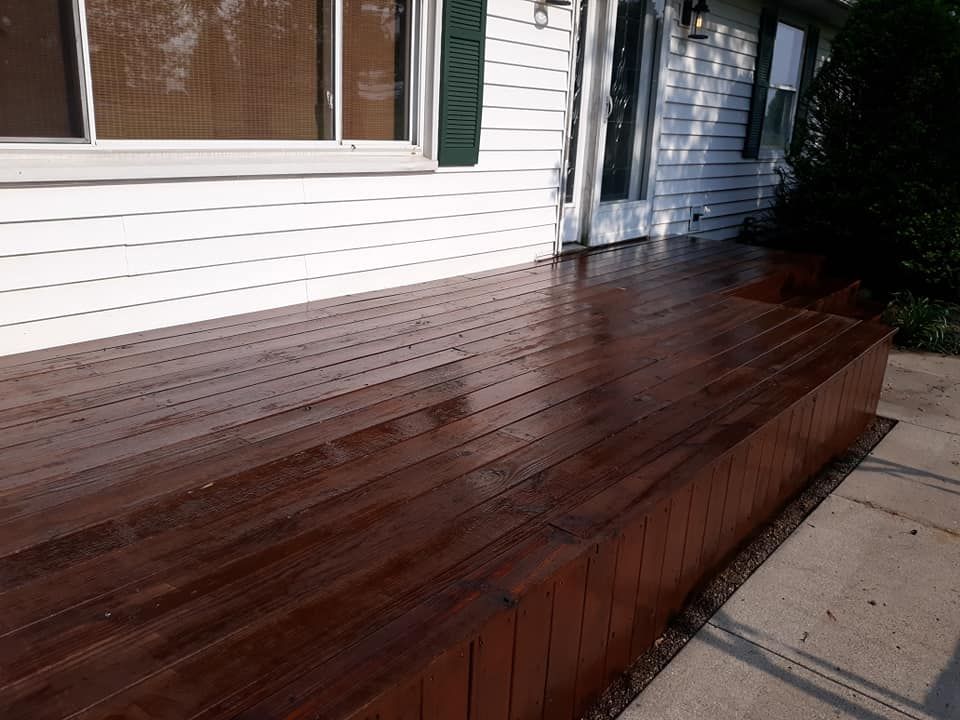 Staining for Mainstream Home Solutions in Monticello, IN