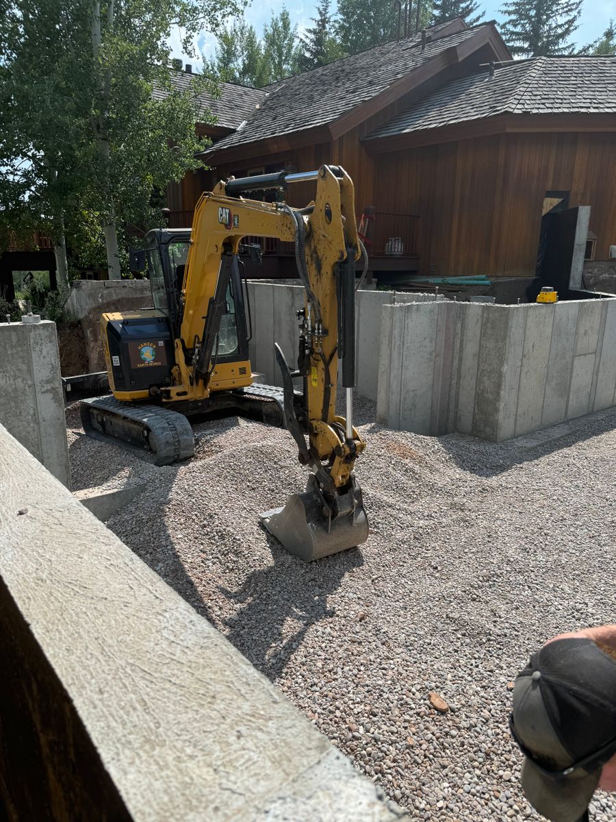 Wall Construction for Hansen Earth Works in Jackson, WY