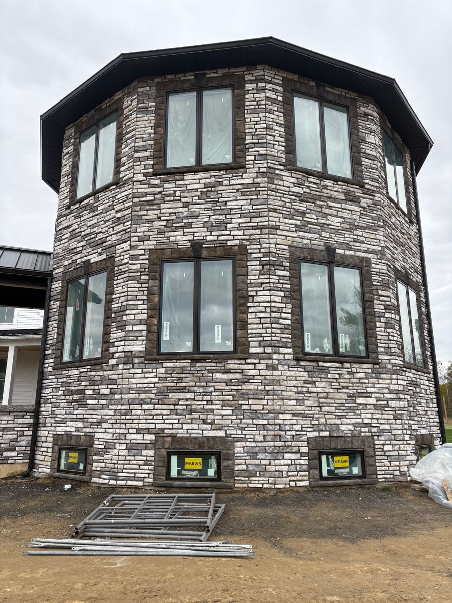 Stone and Block Veneers for RS Masonry LLC in Akron, Ohio