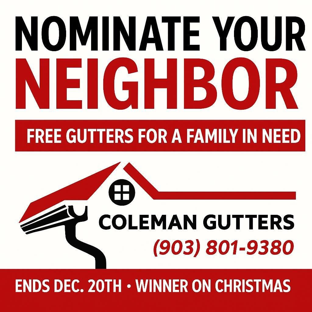 Gutter Maintenance for Coleman Gutters in Gilmer, TX