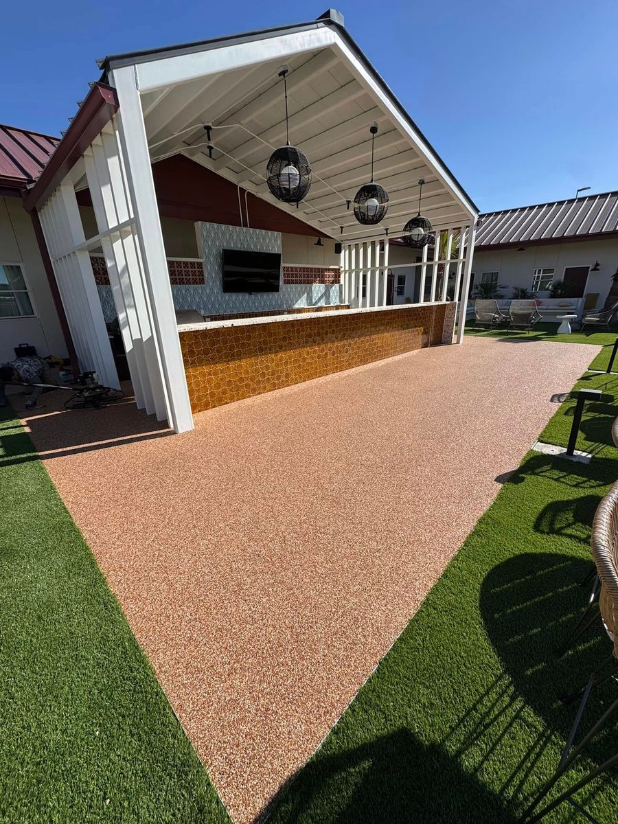 Custom Epoxy Design for TEX STONE Resin & Epoxy Coatings in San Antonio, TX