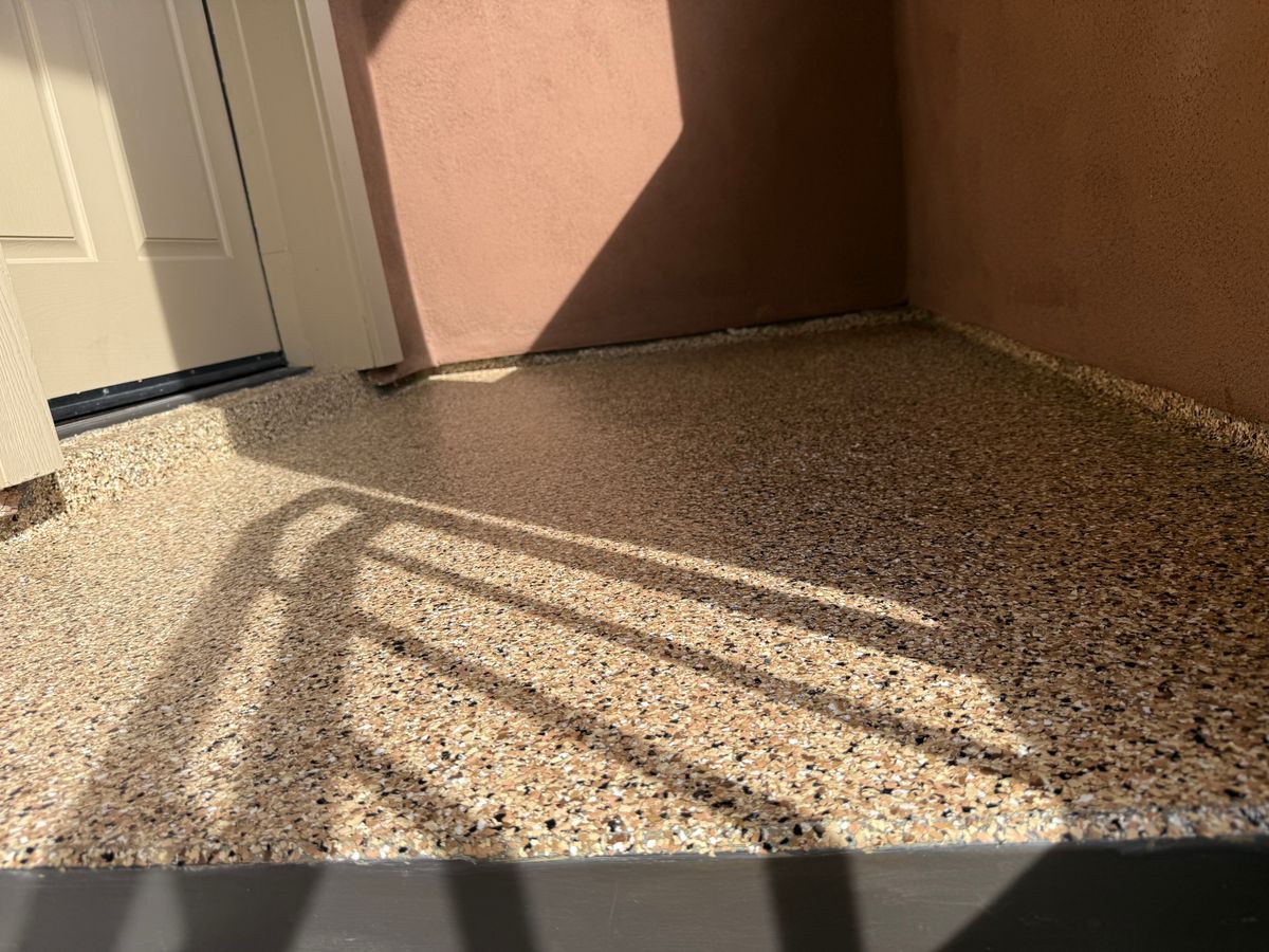 Basement Floor Epoxy Install for Mesa Epoxy Floors in Mesa, AZ