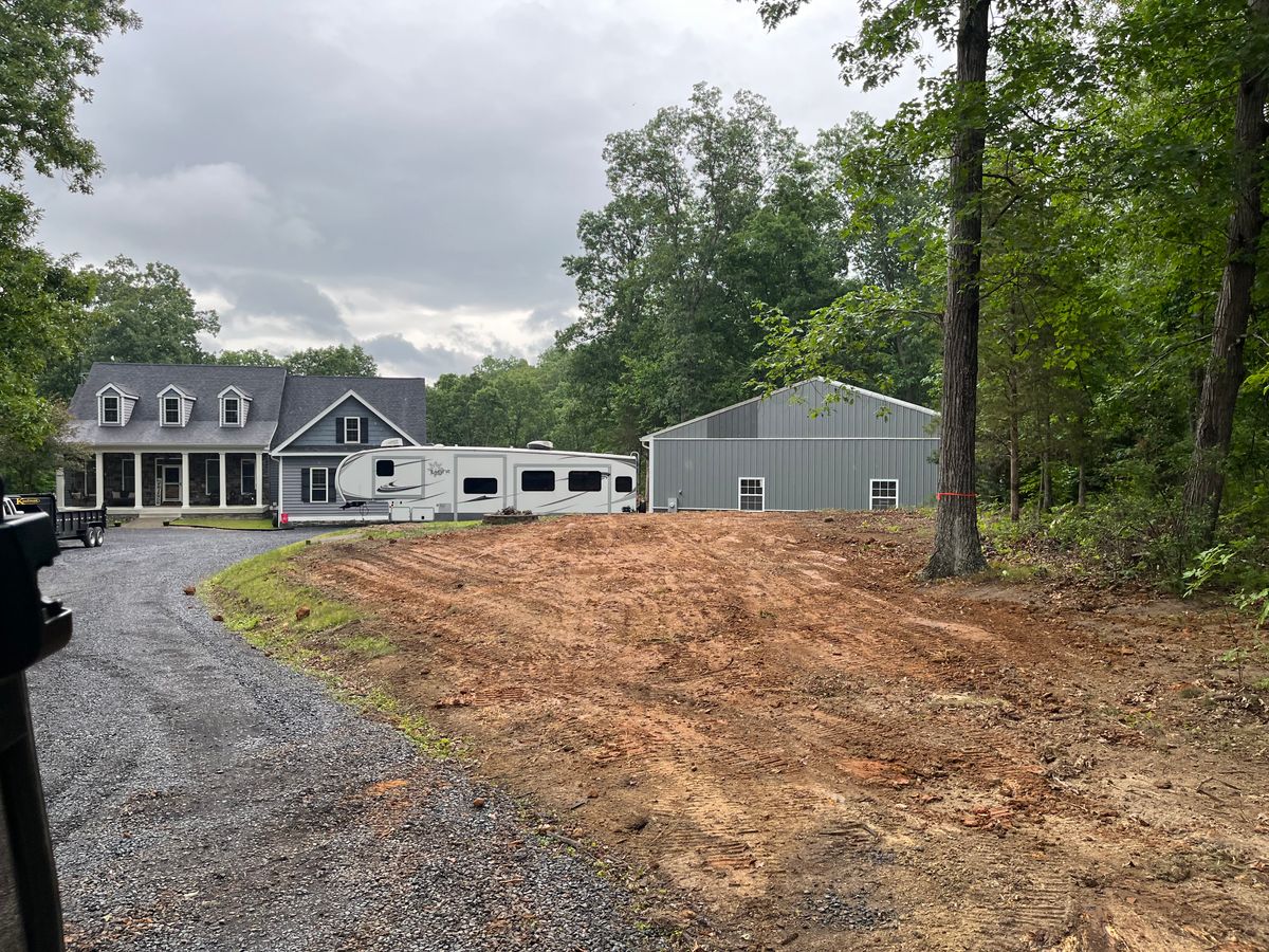 Driveway Construction for Schrock’s Land Management in Northern Virginia, Shenandoah Valley, VA