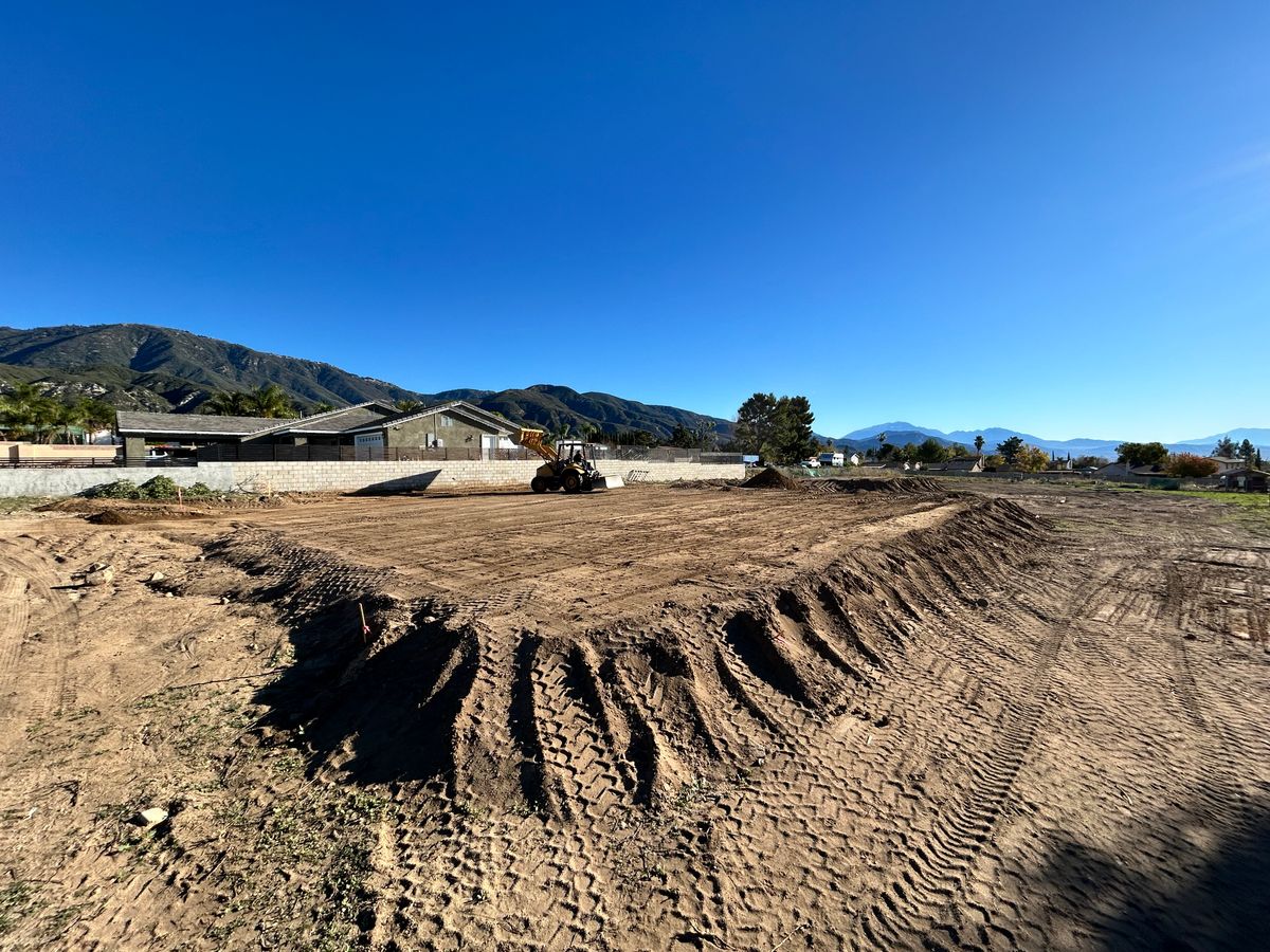 Grading for P&C Earth Works in Riverside County, CA