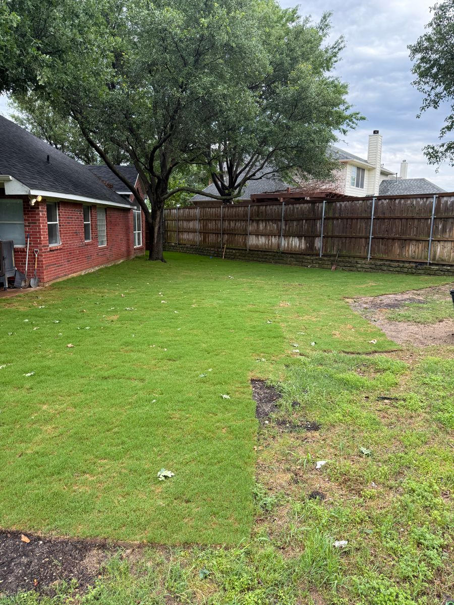 Yard Grading or Leveling for Light It Up AV and Turf in Keller, TX