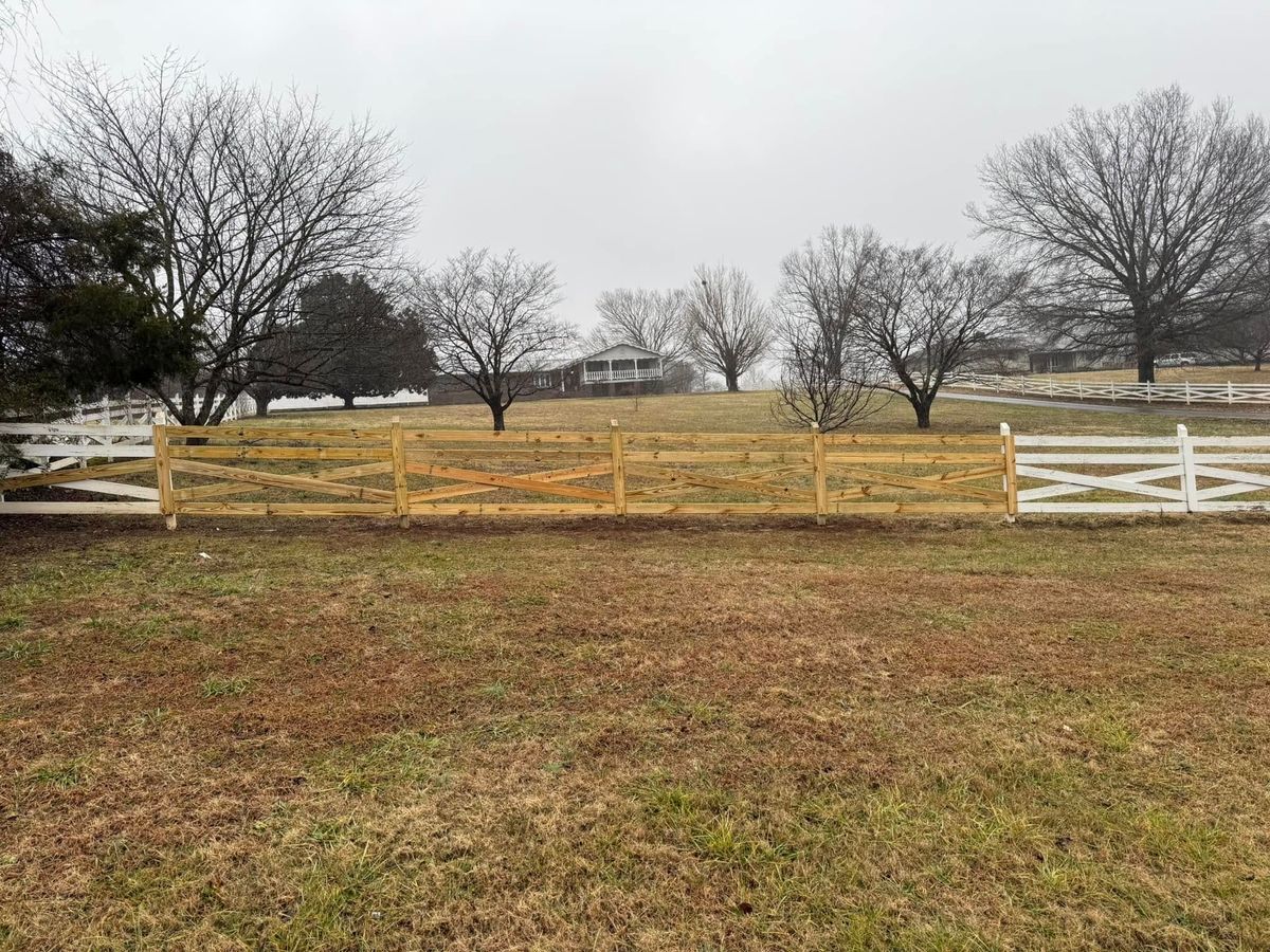 Fence Installation for Ap’s Fencing in McMinnville, TN