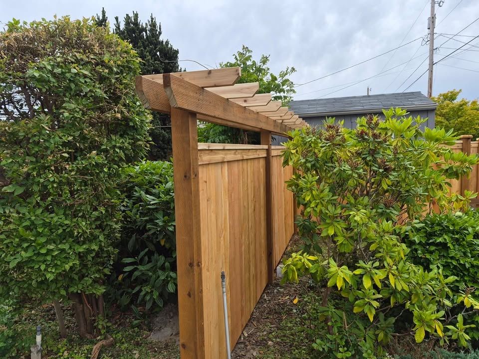 Fence Installation for McBride and Sons Fence in Camano, WA