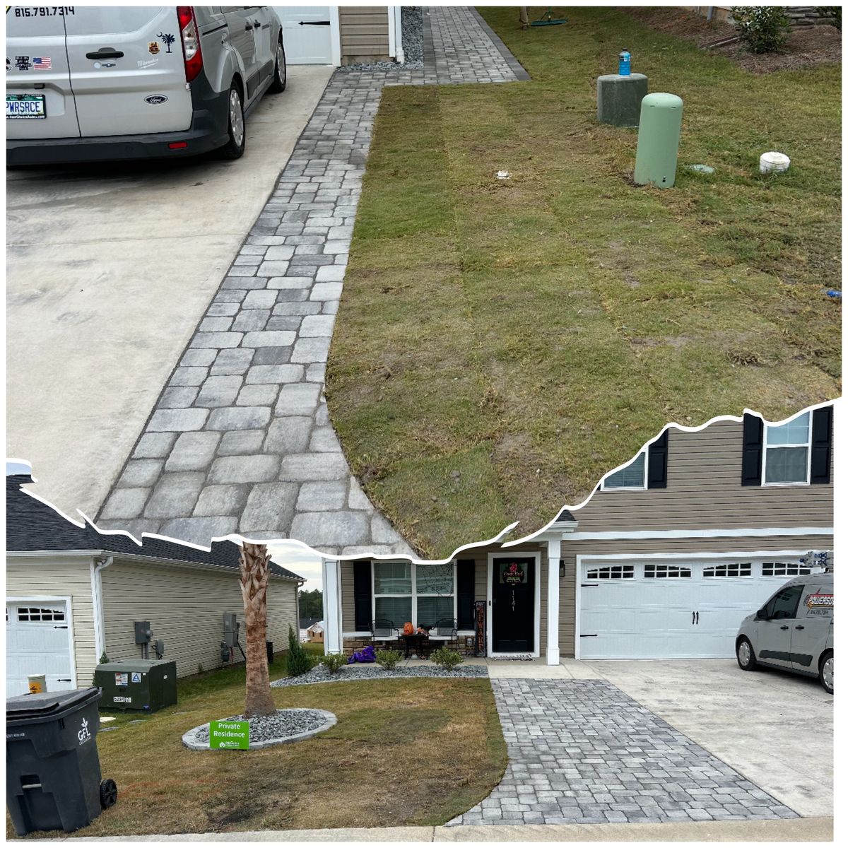 Landscape Installation for Trophy Outdoor Solutions in Lexington, SC