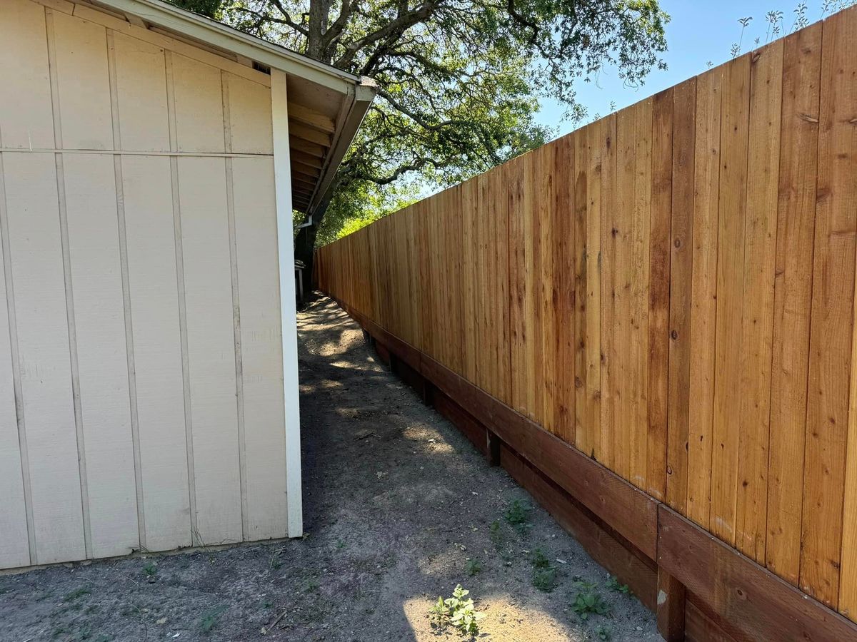 Fencing for Ren Levine Construction in Novato, CA