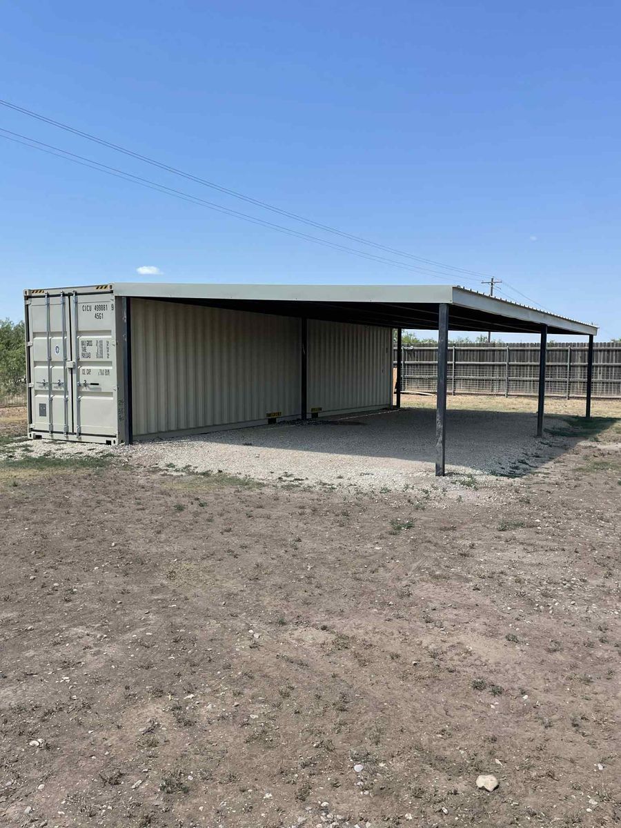 Carports for Bean Welding & Construction LLC in Ballinger, TX