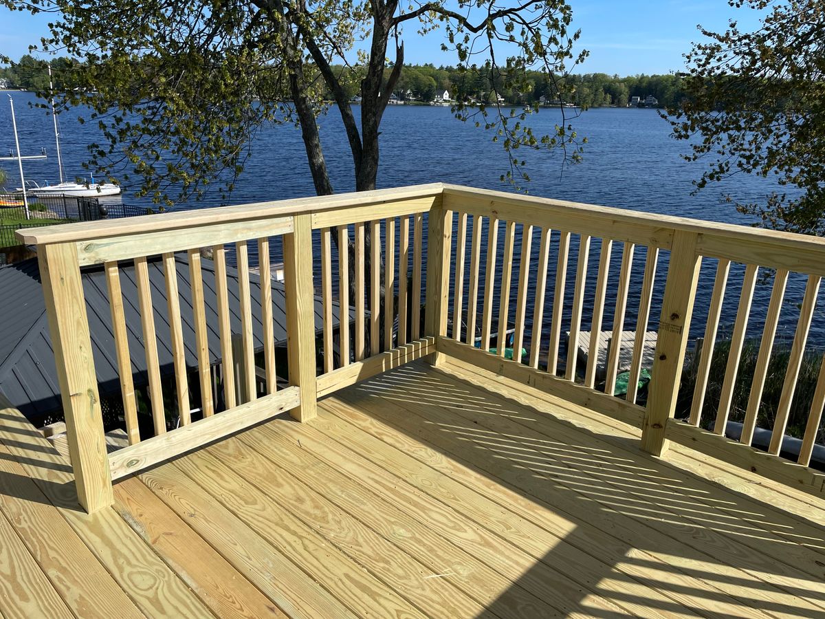 Deck Installation for TCG ROOFING & EXTERIOR SOLUTIONS in Salem, NH