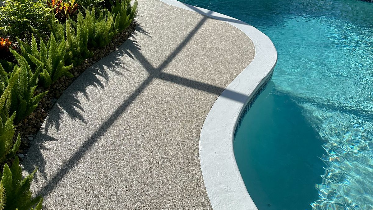 Resin Rock Decks for Gladiator Construction in St. George, UT