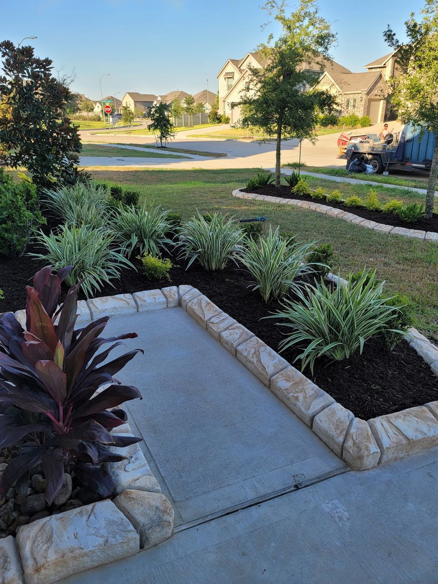 Outdoor Living for Texas Curb N Borders in Houston, TX