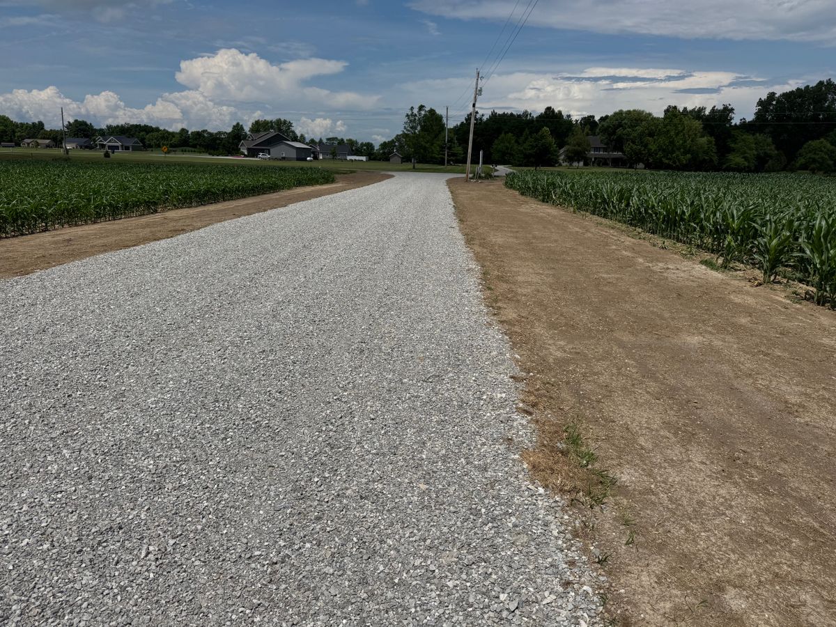 Driveways for Shafer Excavating in Andrews, IN