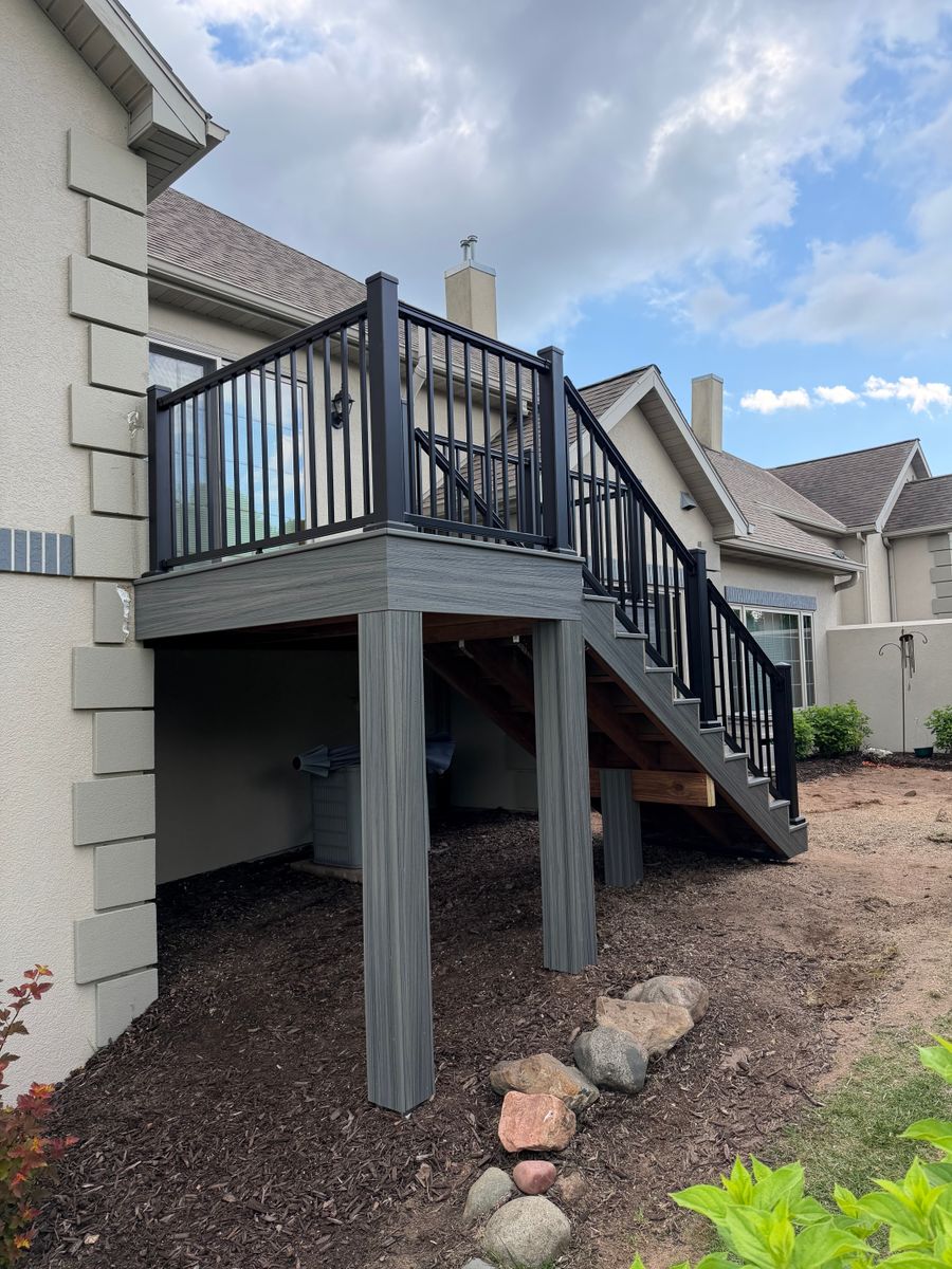 Composite Decking for RBM Construction Inc. in Eau Claire, WI