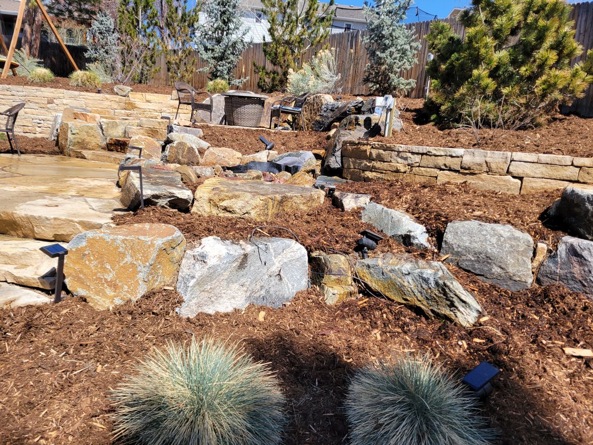 Retaining Wall Construction for JS Landscaping Colorado in Denver, CO