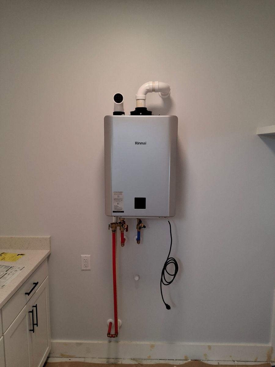 Tankless Water Heater Installation for Plumb South in Cordesville, SC
