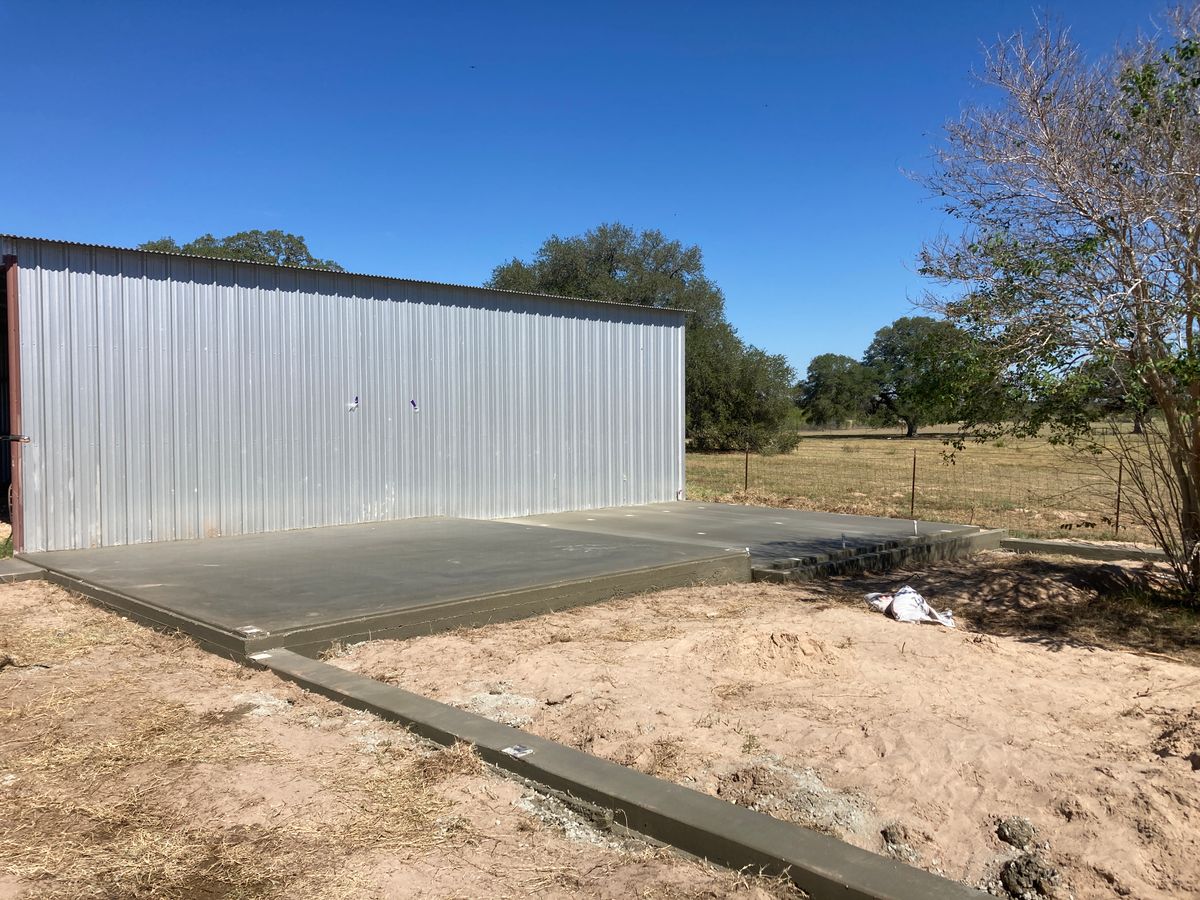 Concrete for 292 Construction, LLC in Gonzales County, TX