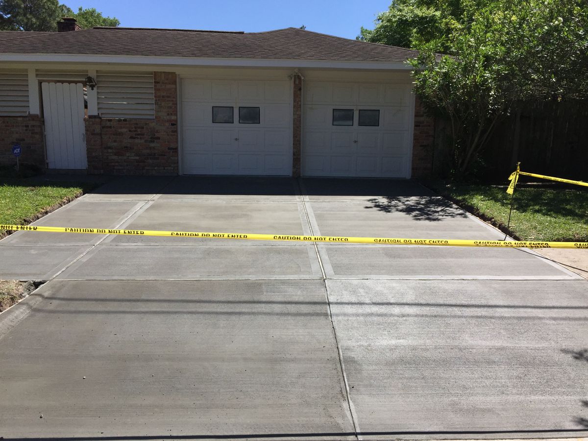 Decorative Concrete for Texas Curb N Borders in Houston, TX