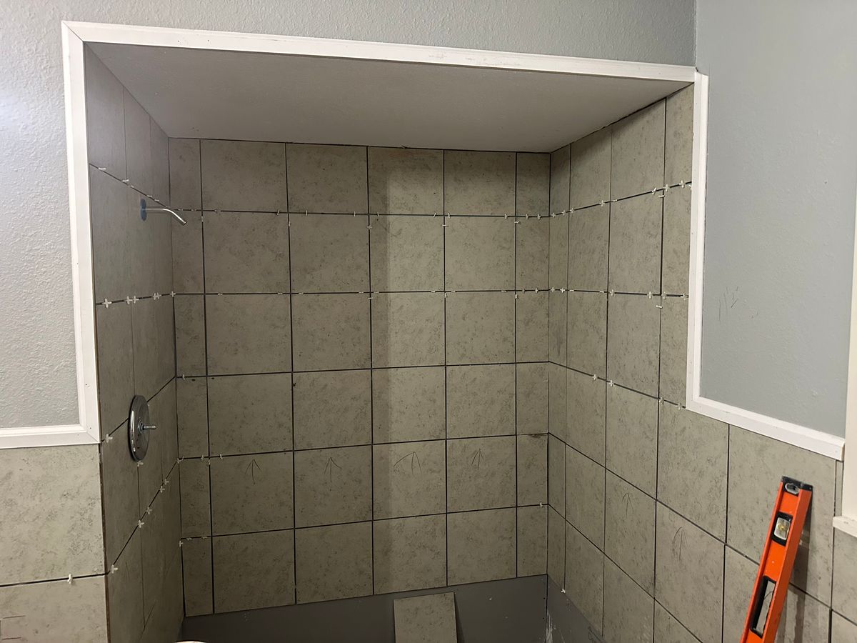 Bathroom Renovation for Jones Construction & Flooring in Bogata, TX