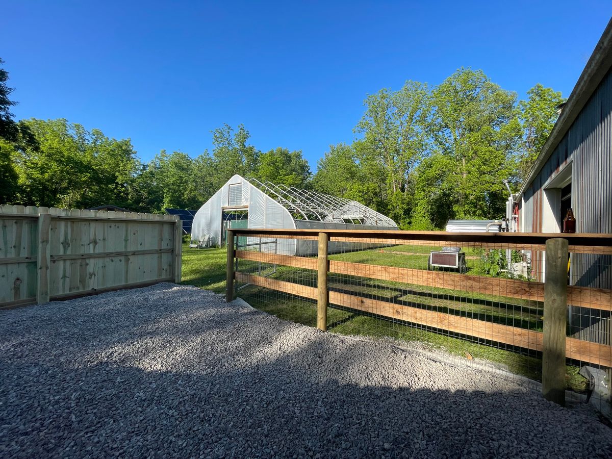 Fence Installation for TMF Services in Lapeer County, MI