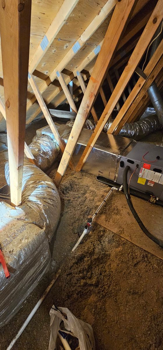 Installation of HVAC Systems for Chaney’s Mechanical Services LLC in Sharpsburg, MD