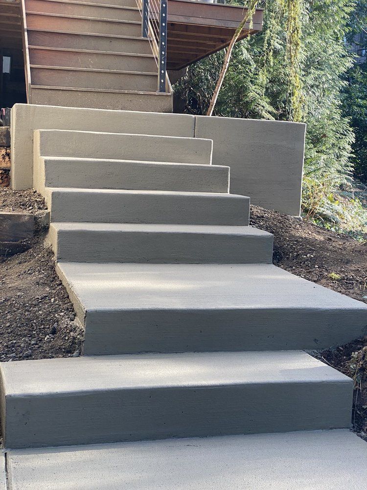 Stair Design & Installation for Oasis Concrete LLC in Sherwood, OR