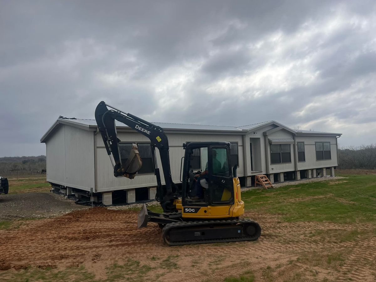 Excavation for Williams & Sons Solutions in Floresville, TX