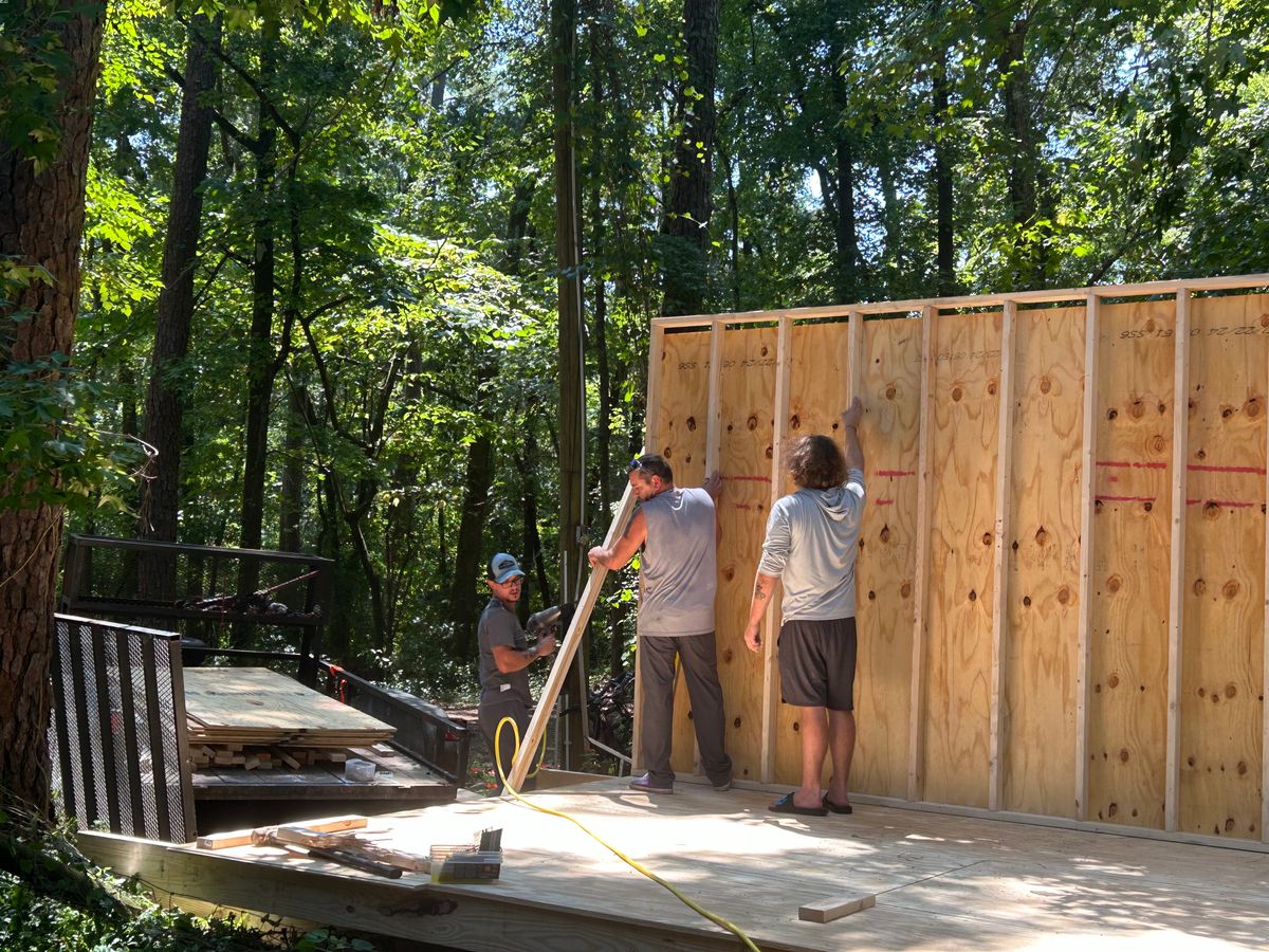 Deck Construction for Gunn Renovations in Tallahassee, FL