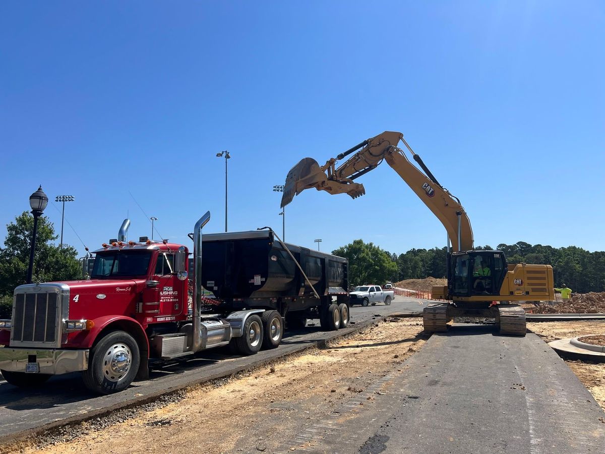 Grading for Rushing Contracting Group in Monroe, NC