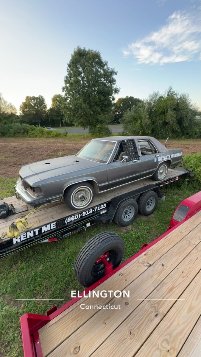 Tilt Deck Car Hauler for Chapman Rentals in Ellington, CT