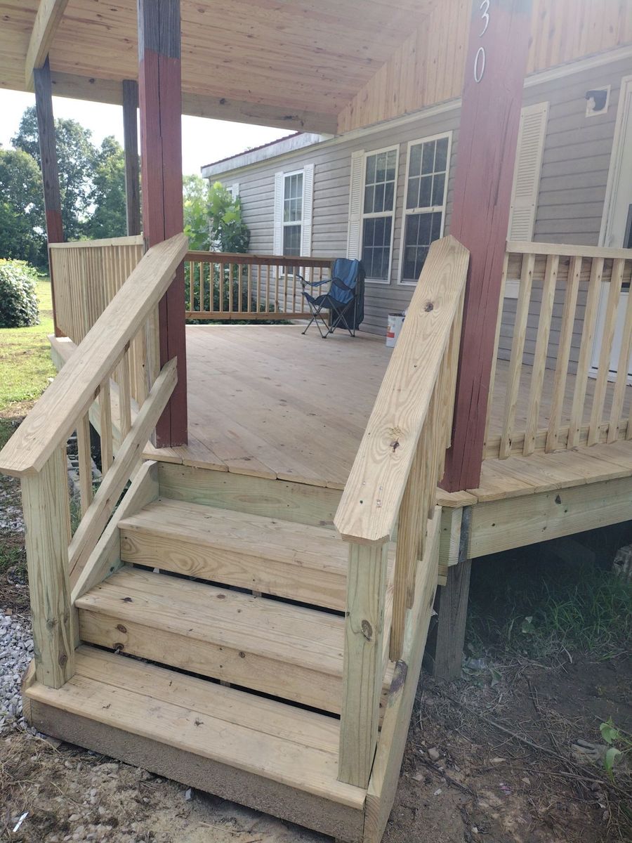 Deck Construction for KDR ProBuild & Roofing Solutions in London, KY