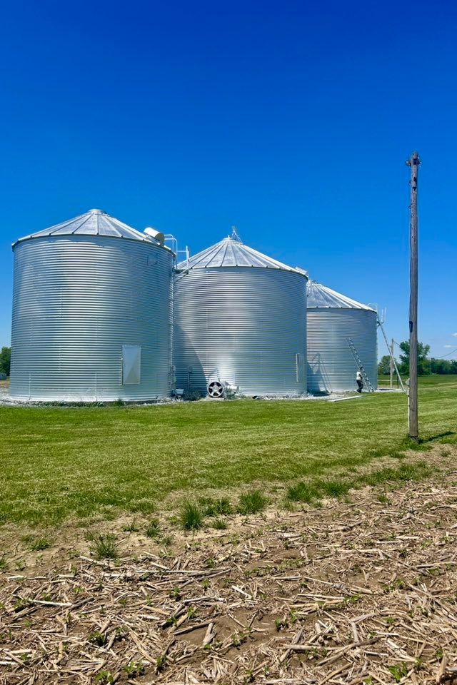 Grain Bin & Storage Tank Painting for Jack Sherlock Painting in Grand Blanc, MI