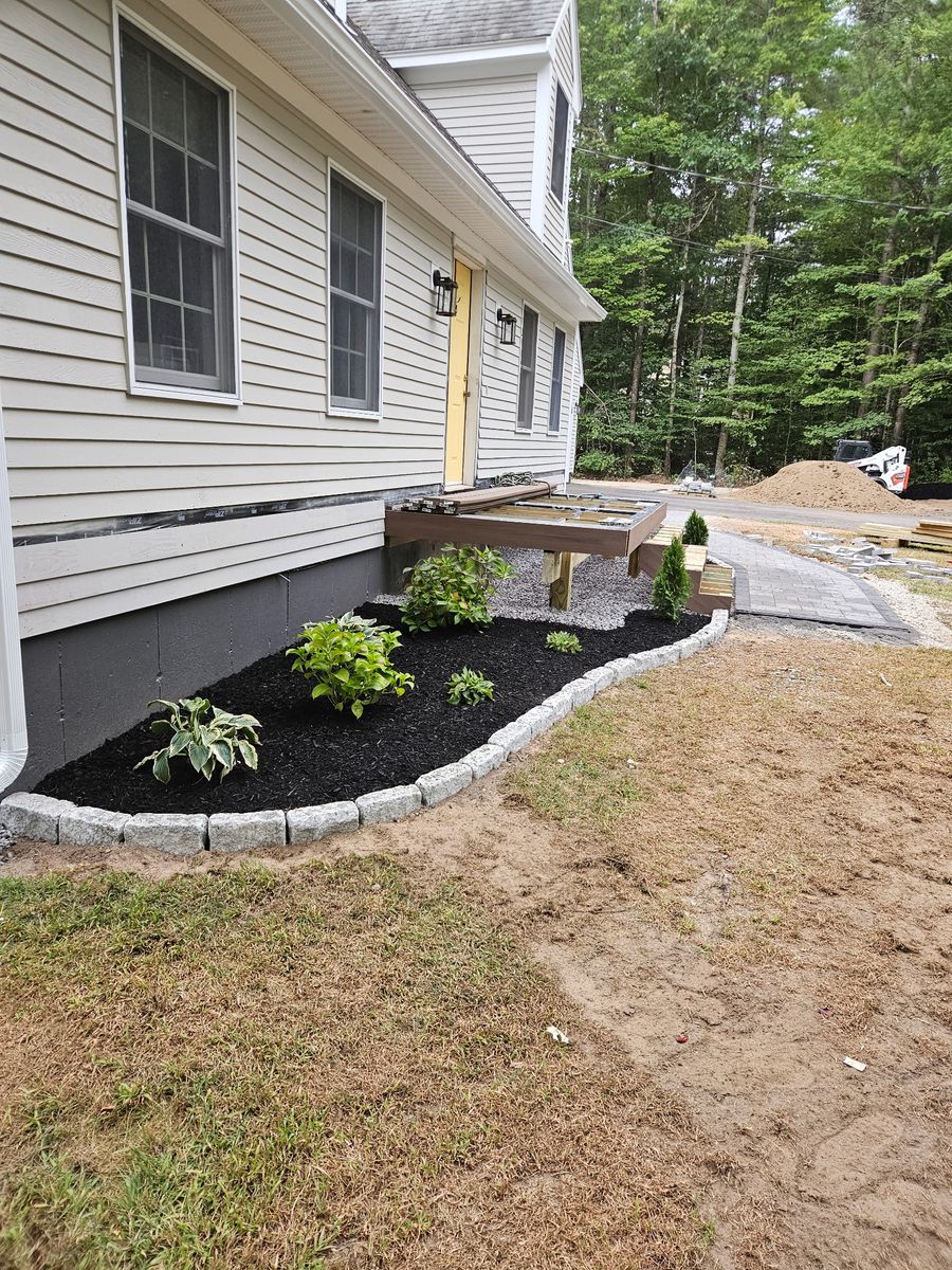 Mulching for Deering Ridge Landscaping in Waterboro, ME