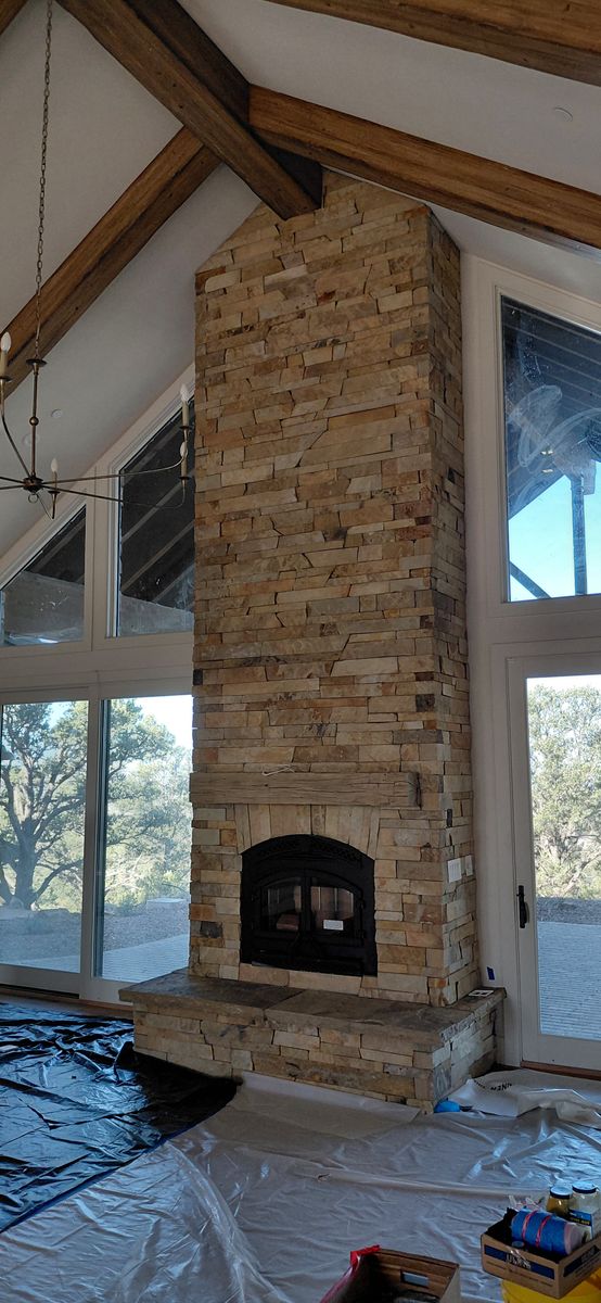 Custom Stone installation for Exquisite Techniques Construction LLC in Prescott, AZ