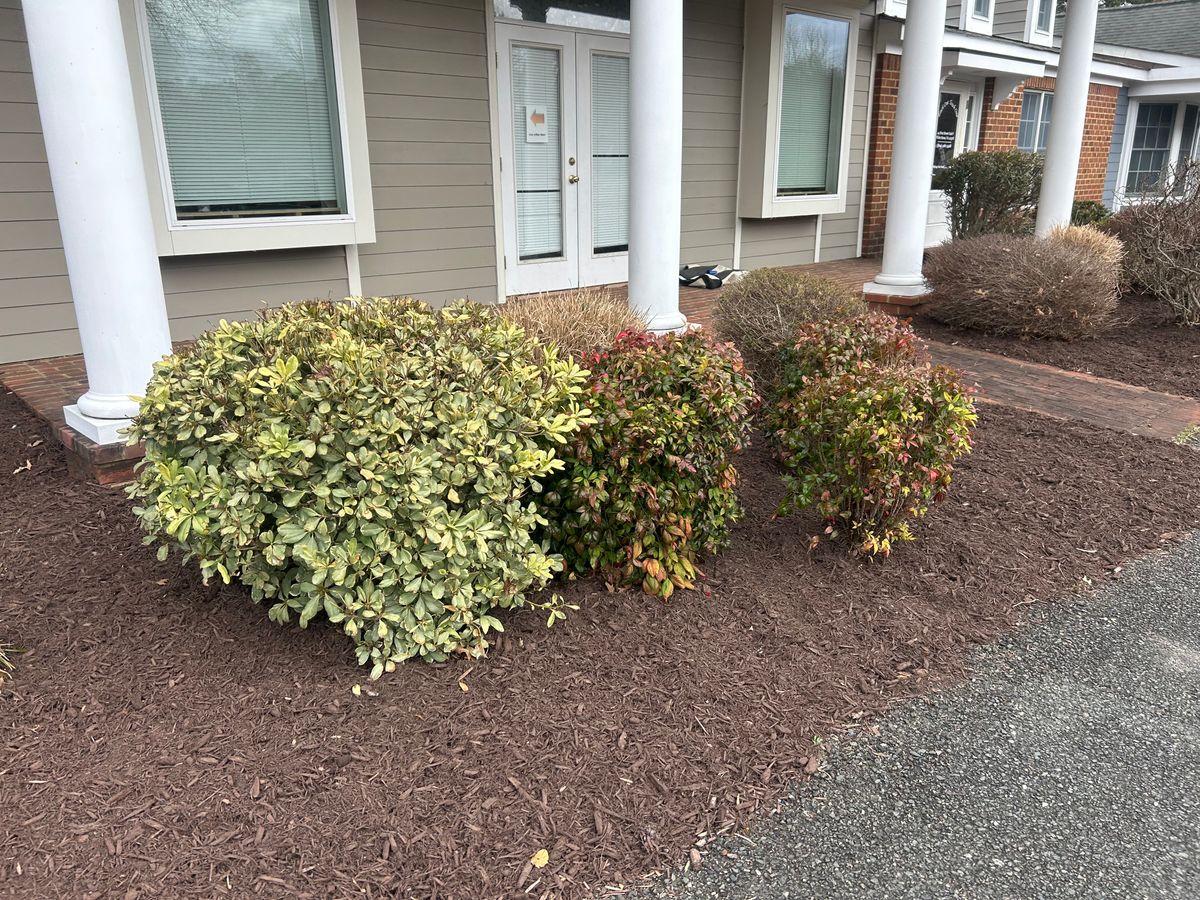 Mulch Installation for The Whole 9 Yards Landscape VA in Heathsville, VA