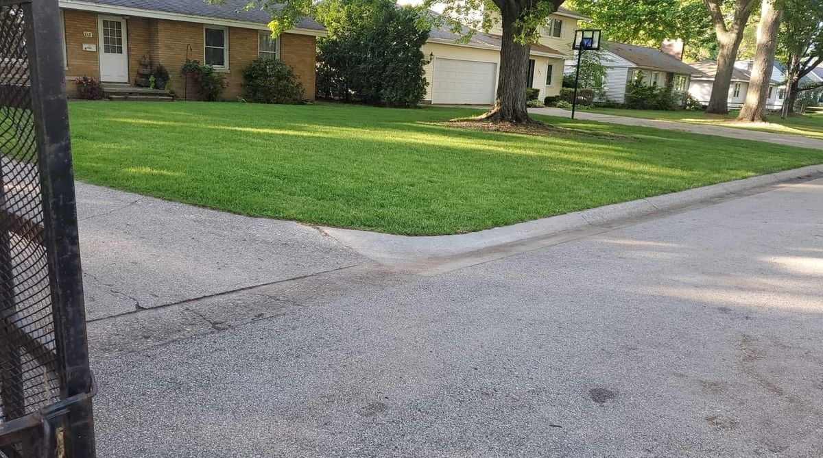 Rototiling for Fred's Lawncare in Muskegon, MI