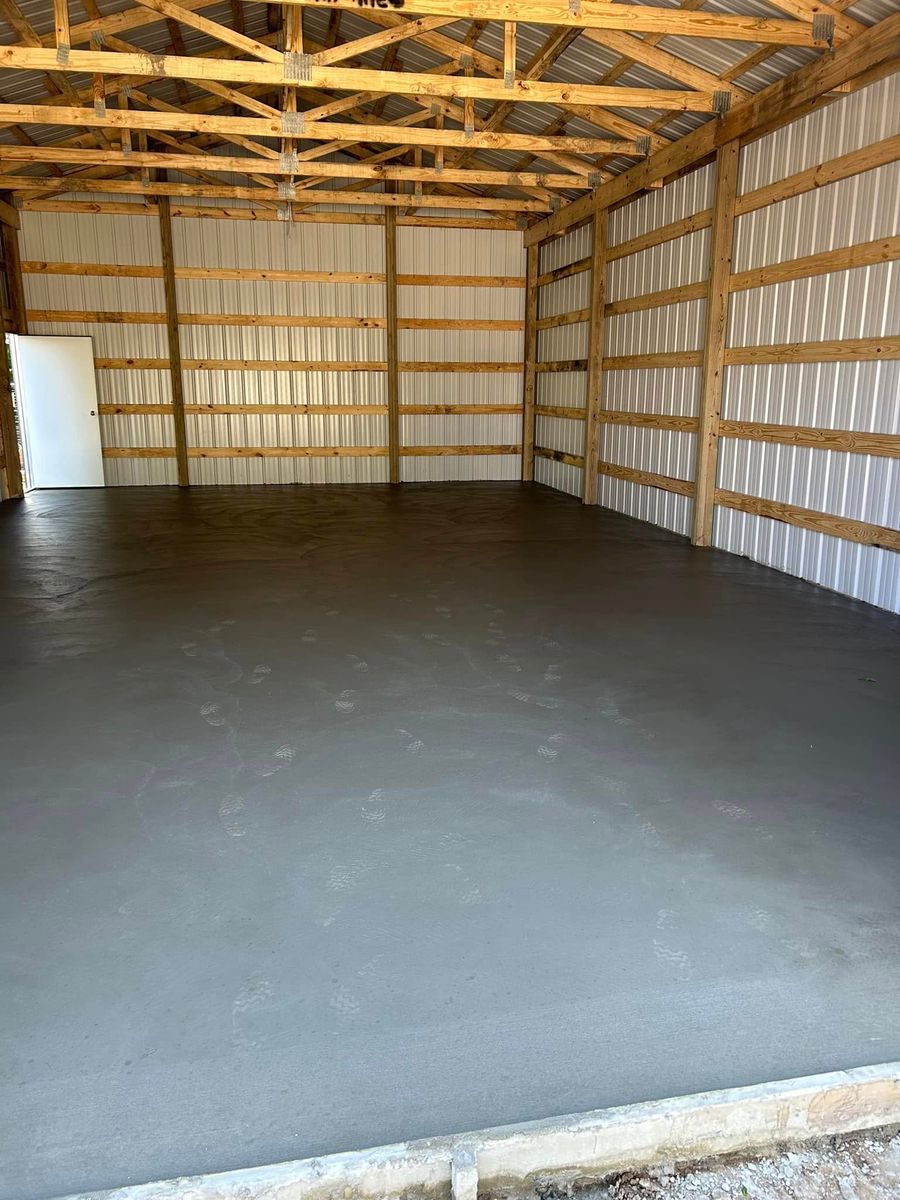 Commercial Concrete for Twisted Ridge Construction LLC in Cheney, KS