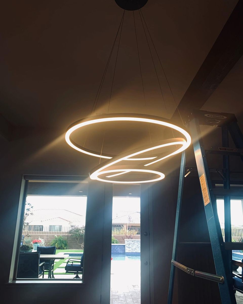 Designer Lighting Installation for ORCO Electrical Contractors LLC in Mesa, AZ