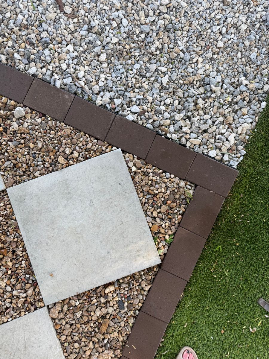 Paver Installation for Light It Up AV and Turf in Keller, TX