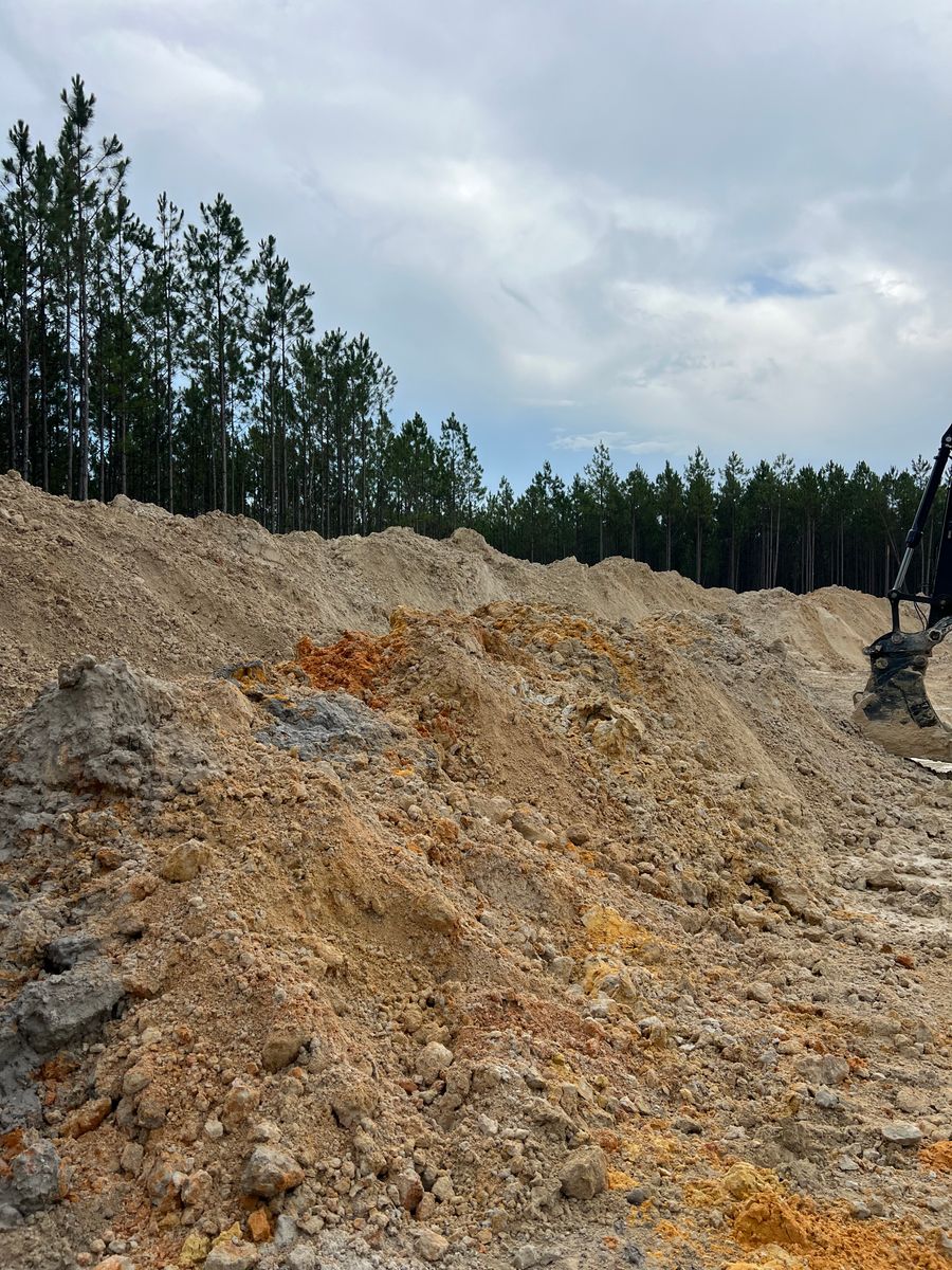 Excavation for Bay Hill Development in Nahunta, GA