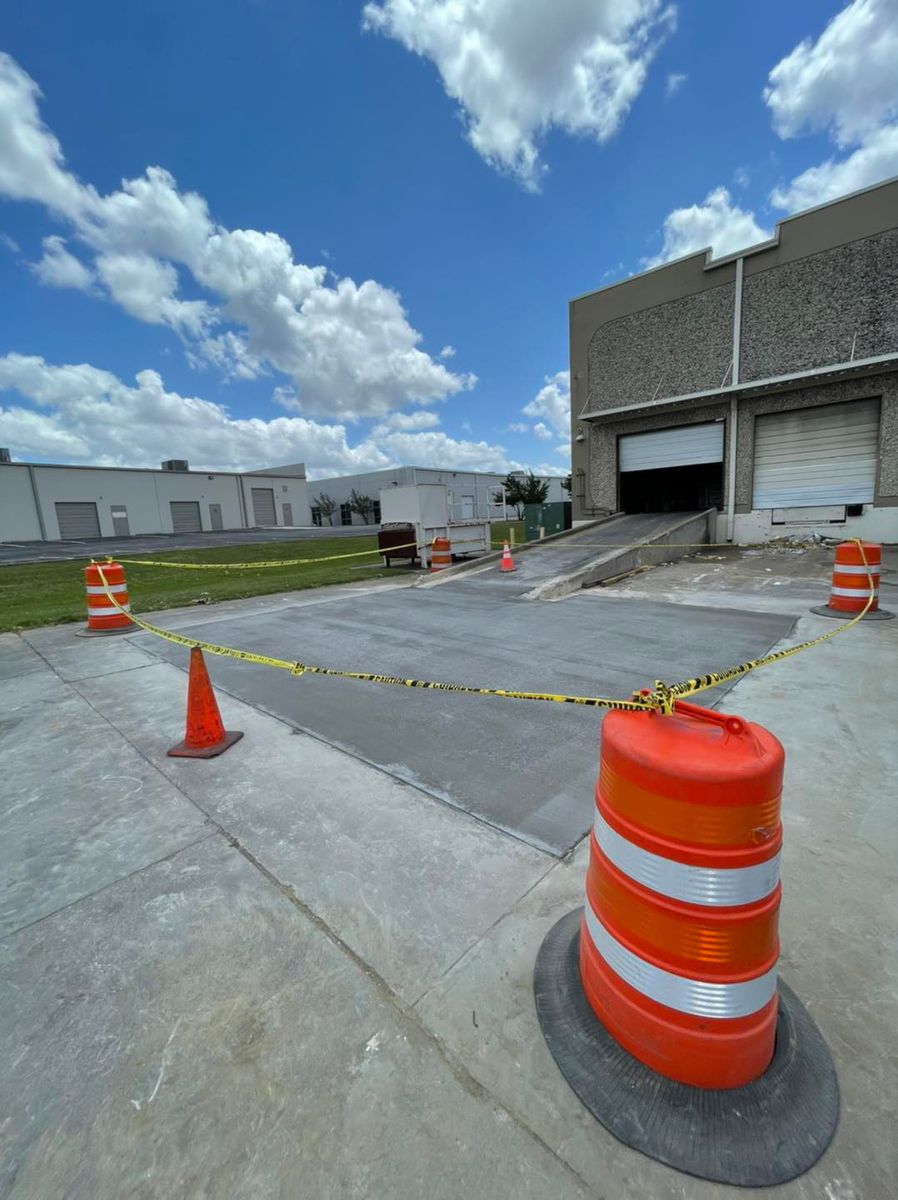 Commercial Parking Lot for New Gen Concrete in Keller, TX