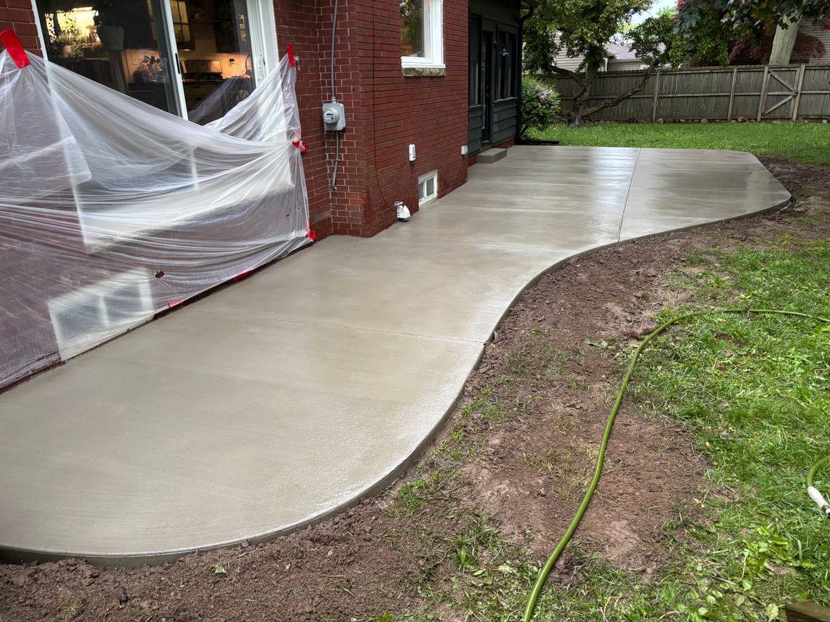 Patio Design & Installation for Harold's Construction in Howell, MI