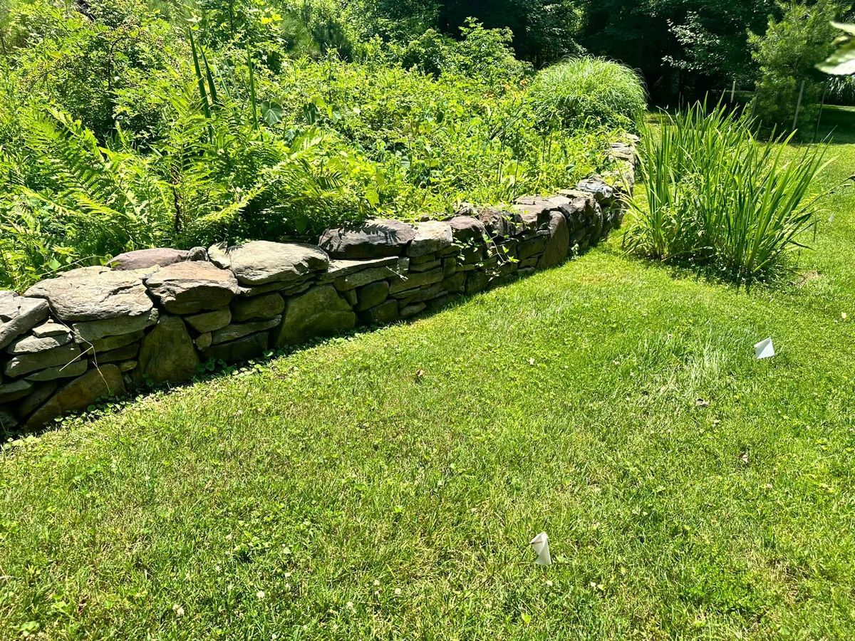 Garden edging and raised beds for Matteo Hardscapes in Towson,  MD